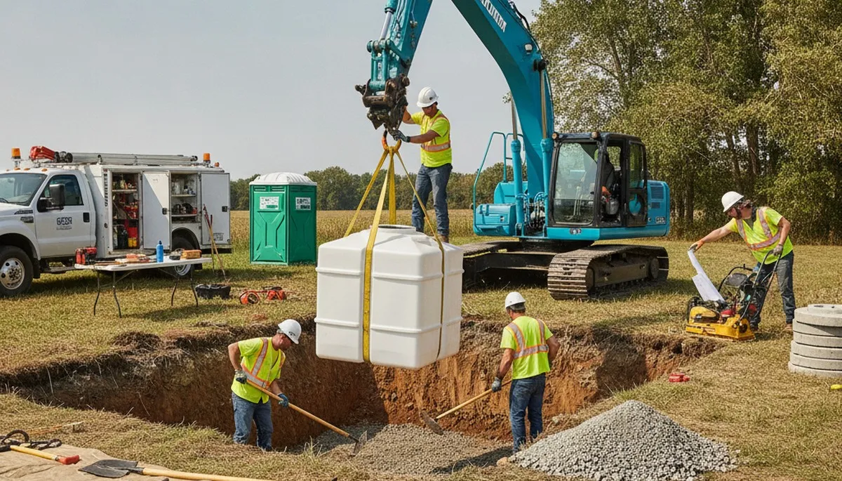Septic tank installation for Flagstaff, AZ homes by On Call Plumbers