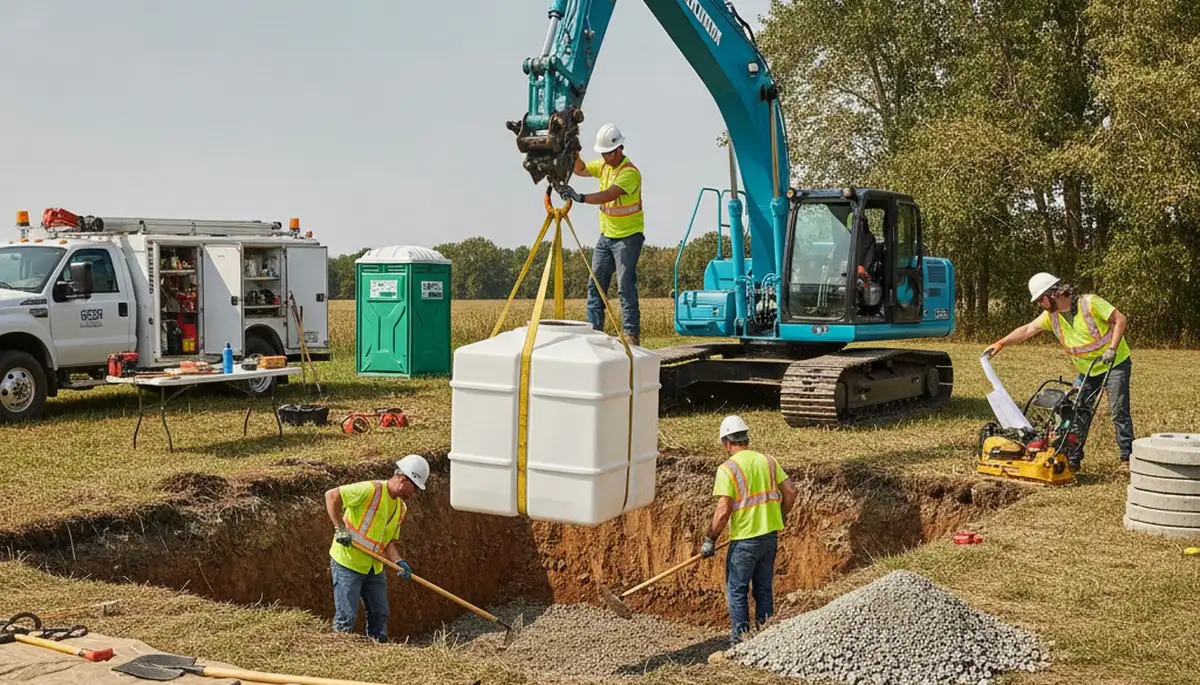 Septic tank installation for Flagstaff, AZ homes by On Call Plumbers