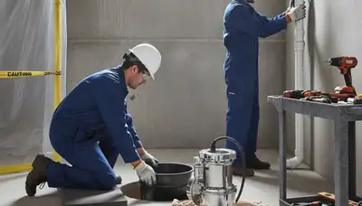 Sump pump installation for Flagstaff, AZ homes to protect against snowmelt and runoff