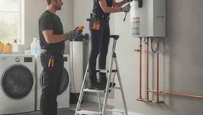 Tankless water heater installation for Flagstaff, AZ homes by On Call Plumbers
