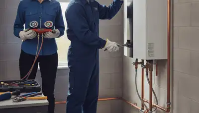 Tankless water heater installation in Flagstaff, AZ by On Call Plumbers