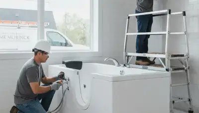 Walk in tub installation for Flagstaff, AZ homes by On Call Plumbers
